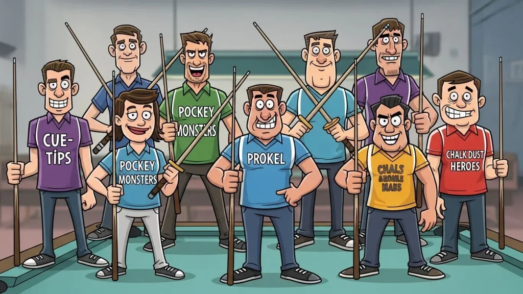 Cool funny pool team names