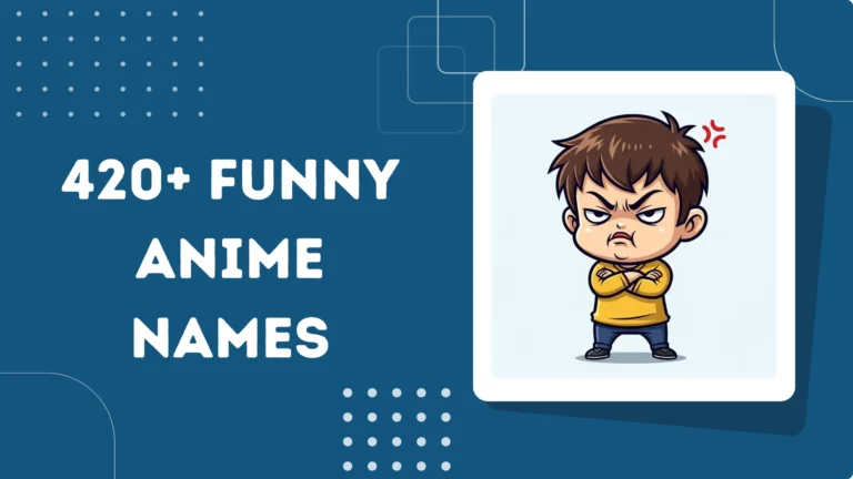 Funny Anime Names
