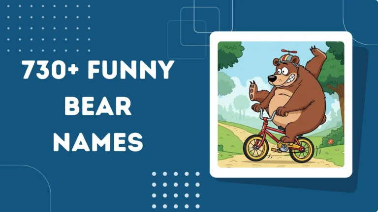 Funny Bear Names