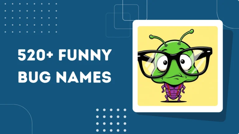 Funny Bug Names