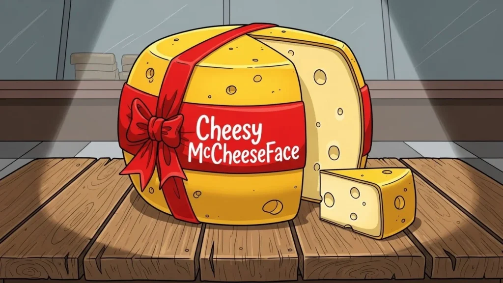 Funny Cheese Names Parody