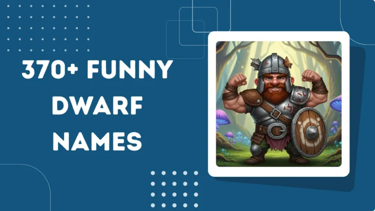 Funny Dwarf Names