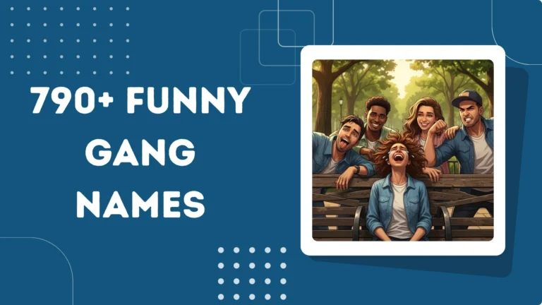 Funny Gang Names