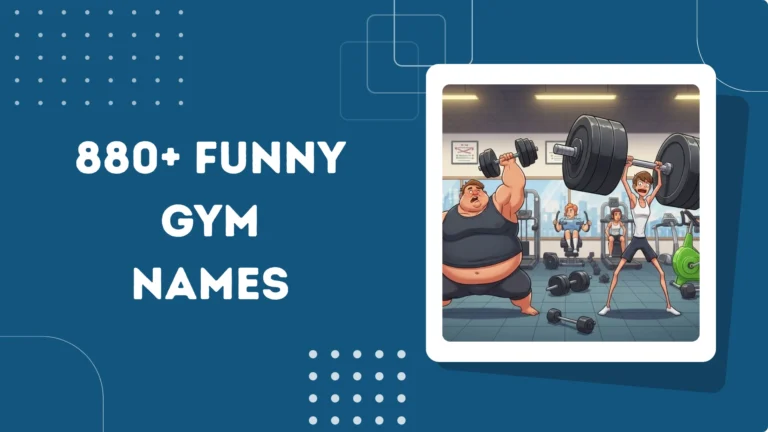 Funny Gym Names