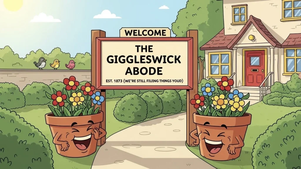 Funny House Names Puns