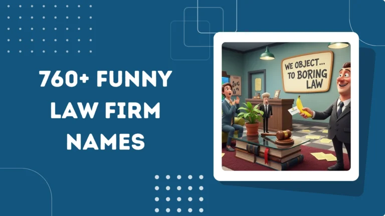 Funny Law Firm Names