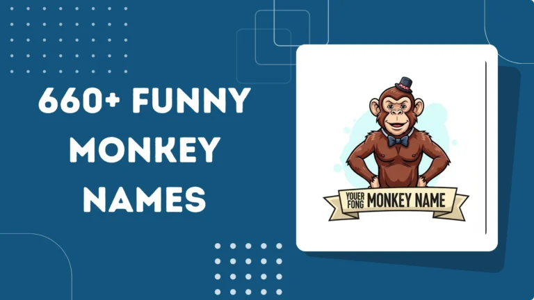 Funny Monkey Names