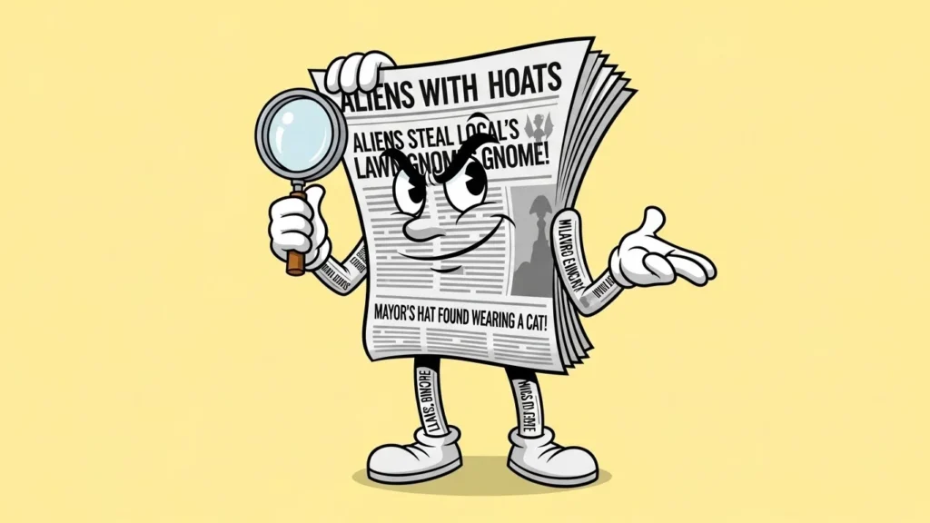 Funny Newspaper Names for Kids
