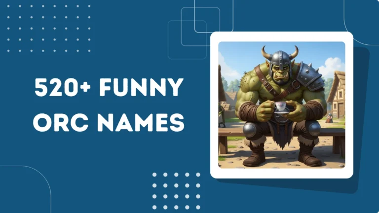 Funny Orc Names