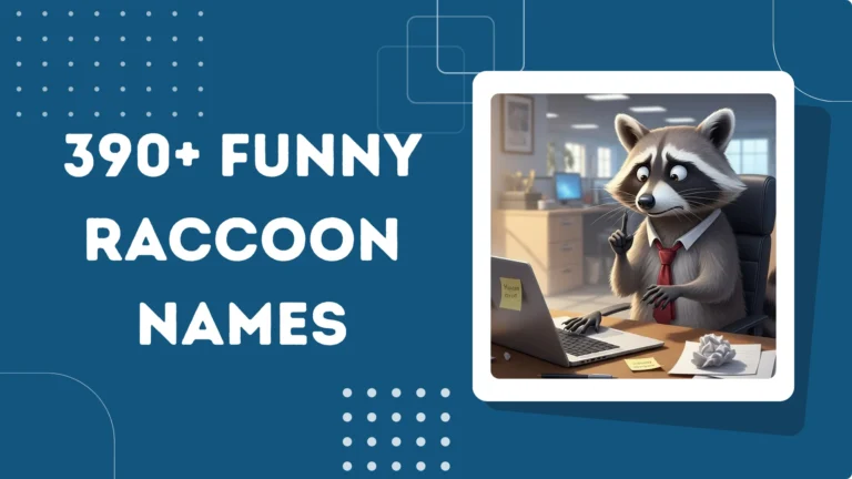 Funny Raccoon Names