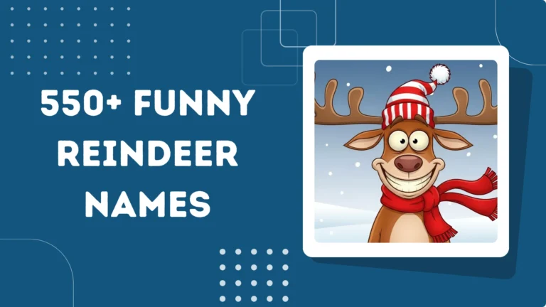 Funny Reindeer Names