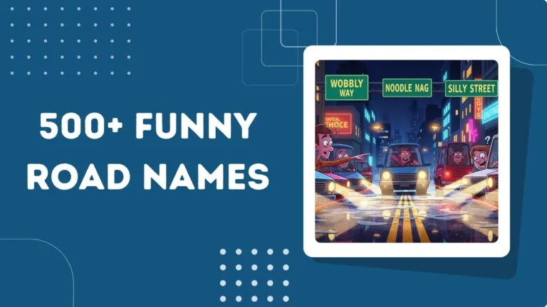 Funny Road Names