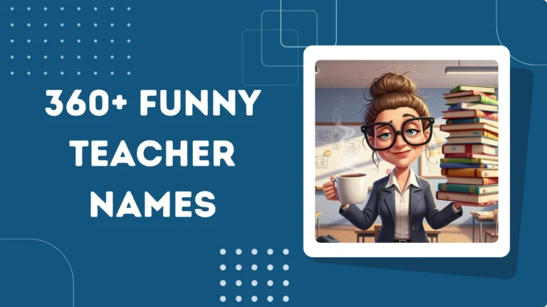 Funny Teacher Names