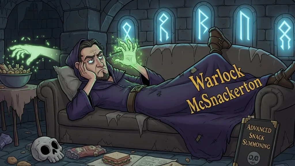 Funny Warlock Names BG3