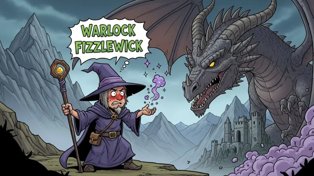 Funny Warlock Names for RPG