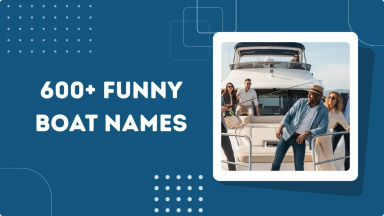 Funny Boat Names