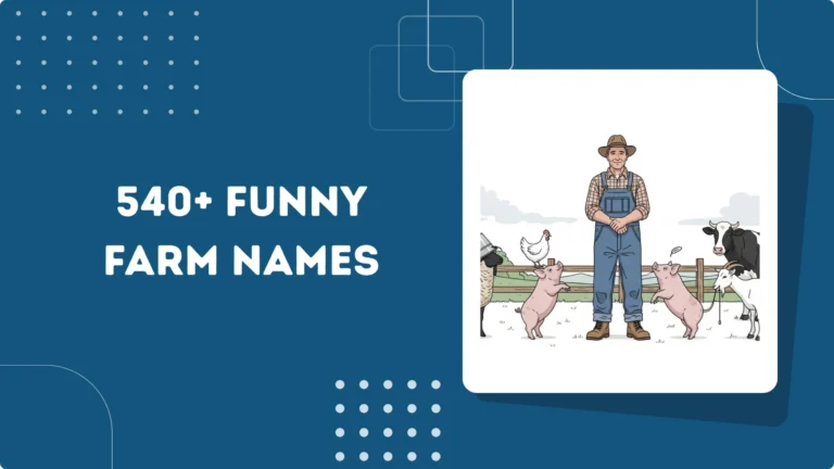Funny Farm Names