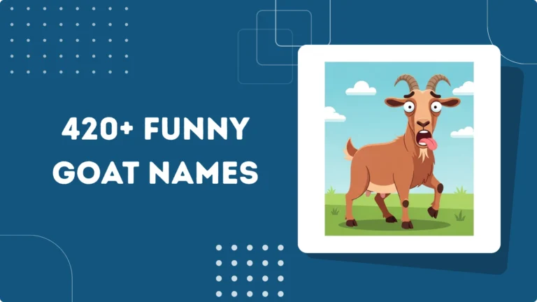 Funny Goat Names