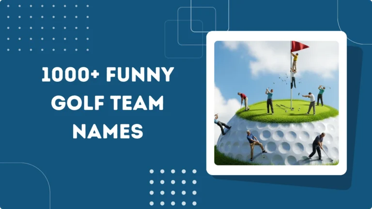 Funny Golf Team Names