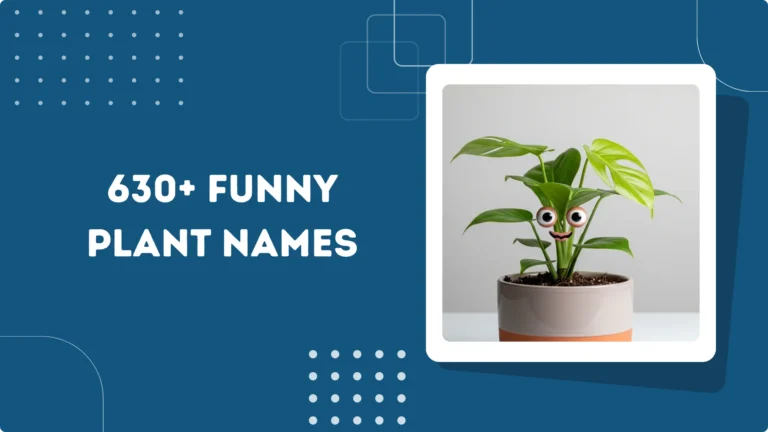 Funny Plant Names