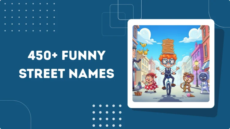 Funny Street Names