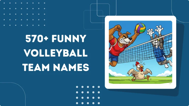 Funny Volleyball Team Names