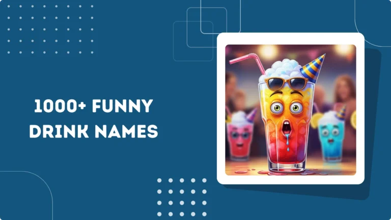 Funny Drink Names