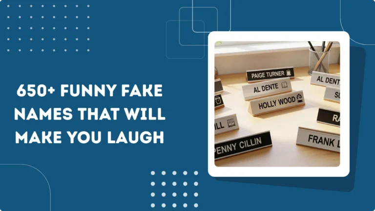 Funny Funny Names