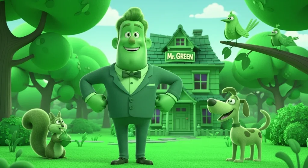 Funny Color Names for Green