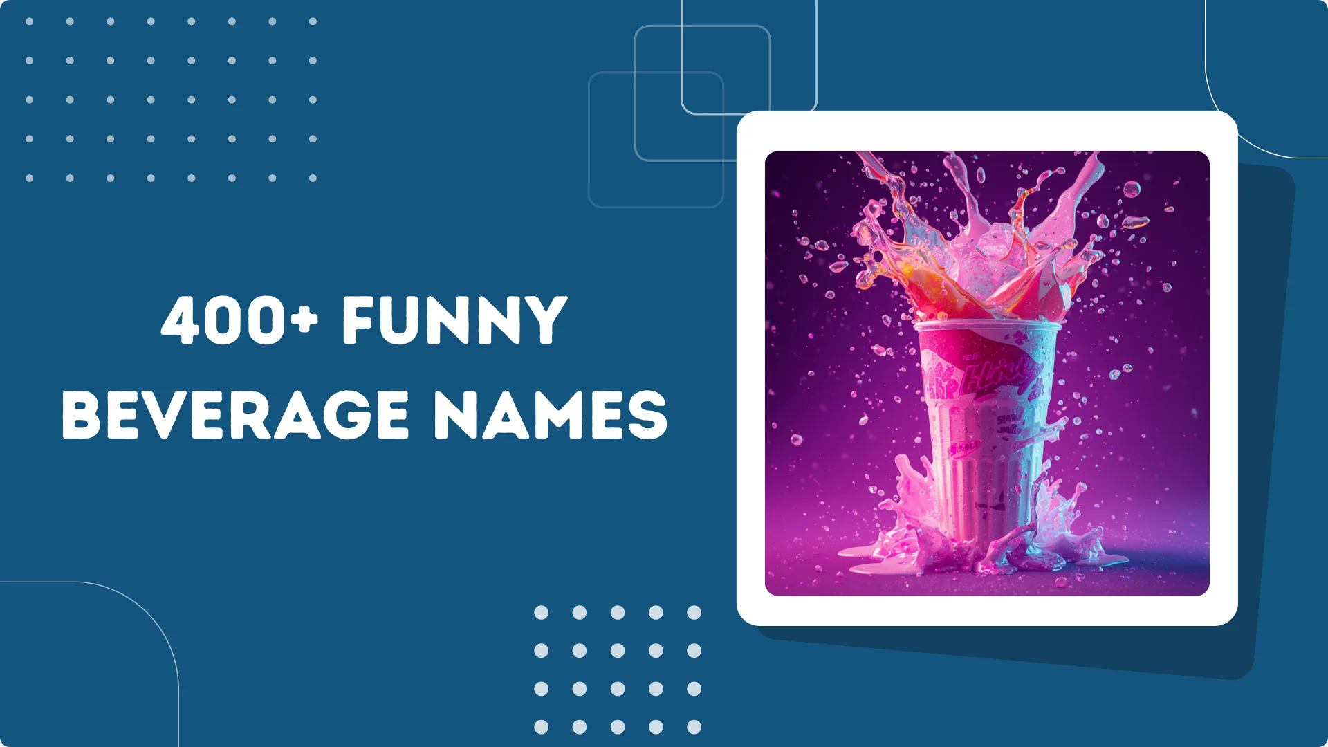 Funny Beverage Names