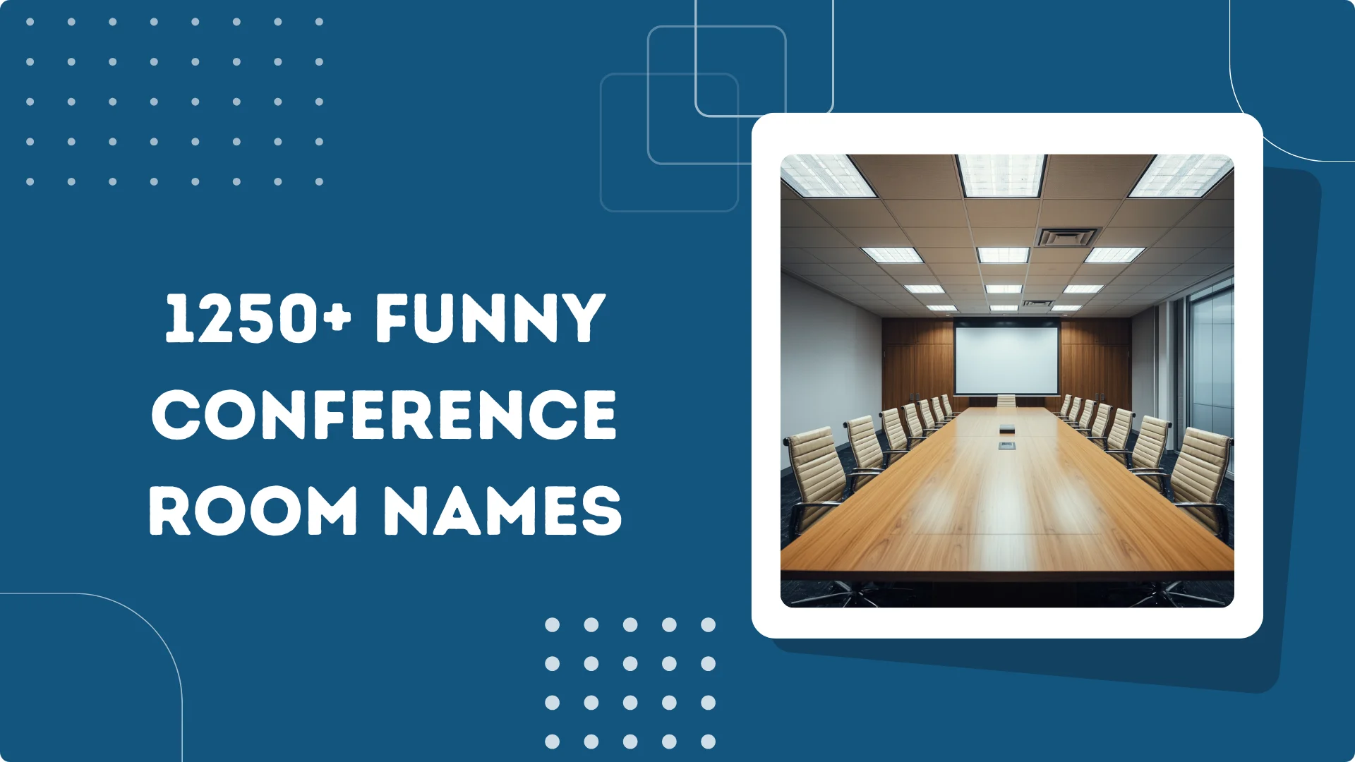 Funny Conference Room Names