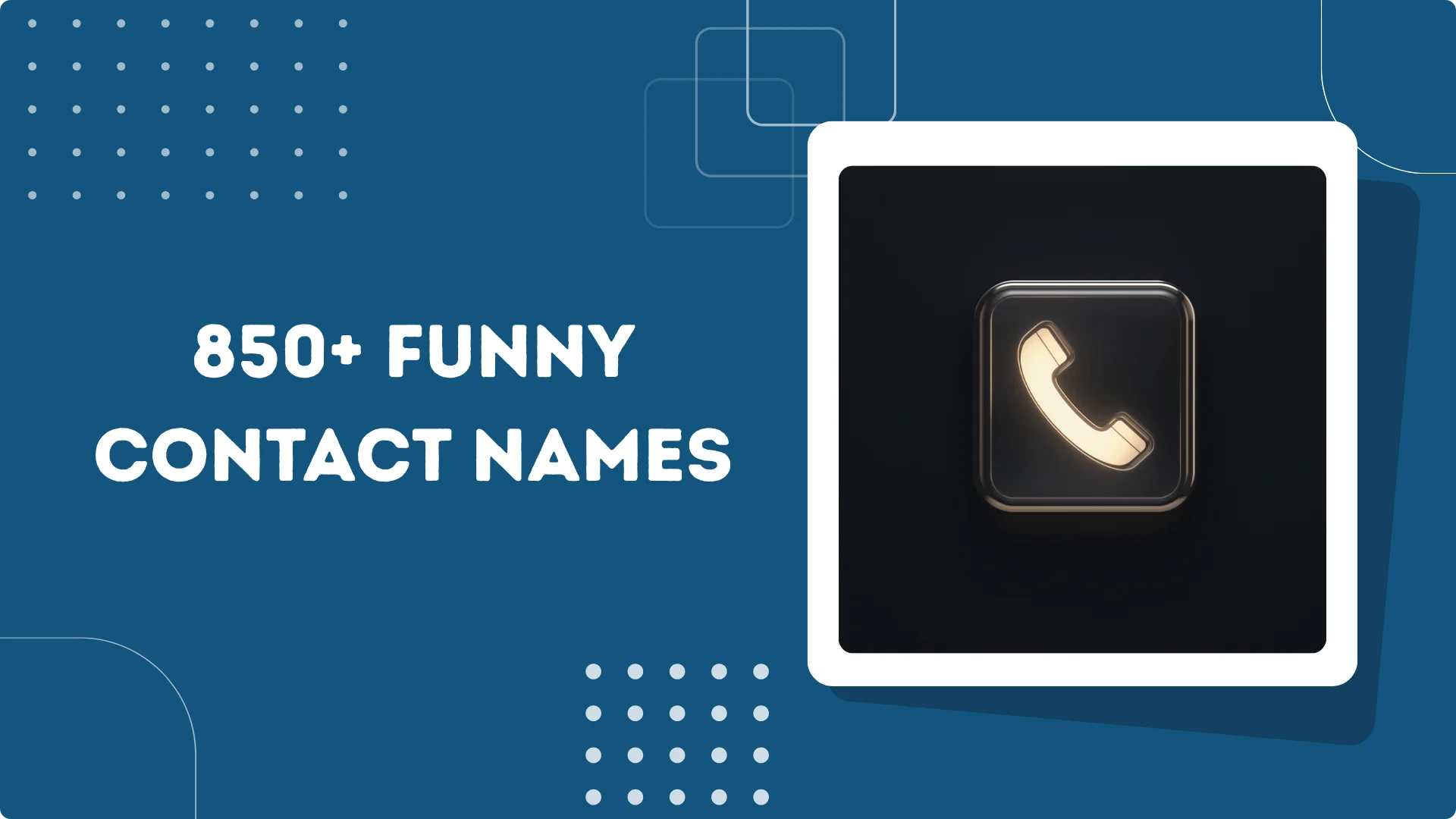 Funny Contact Names