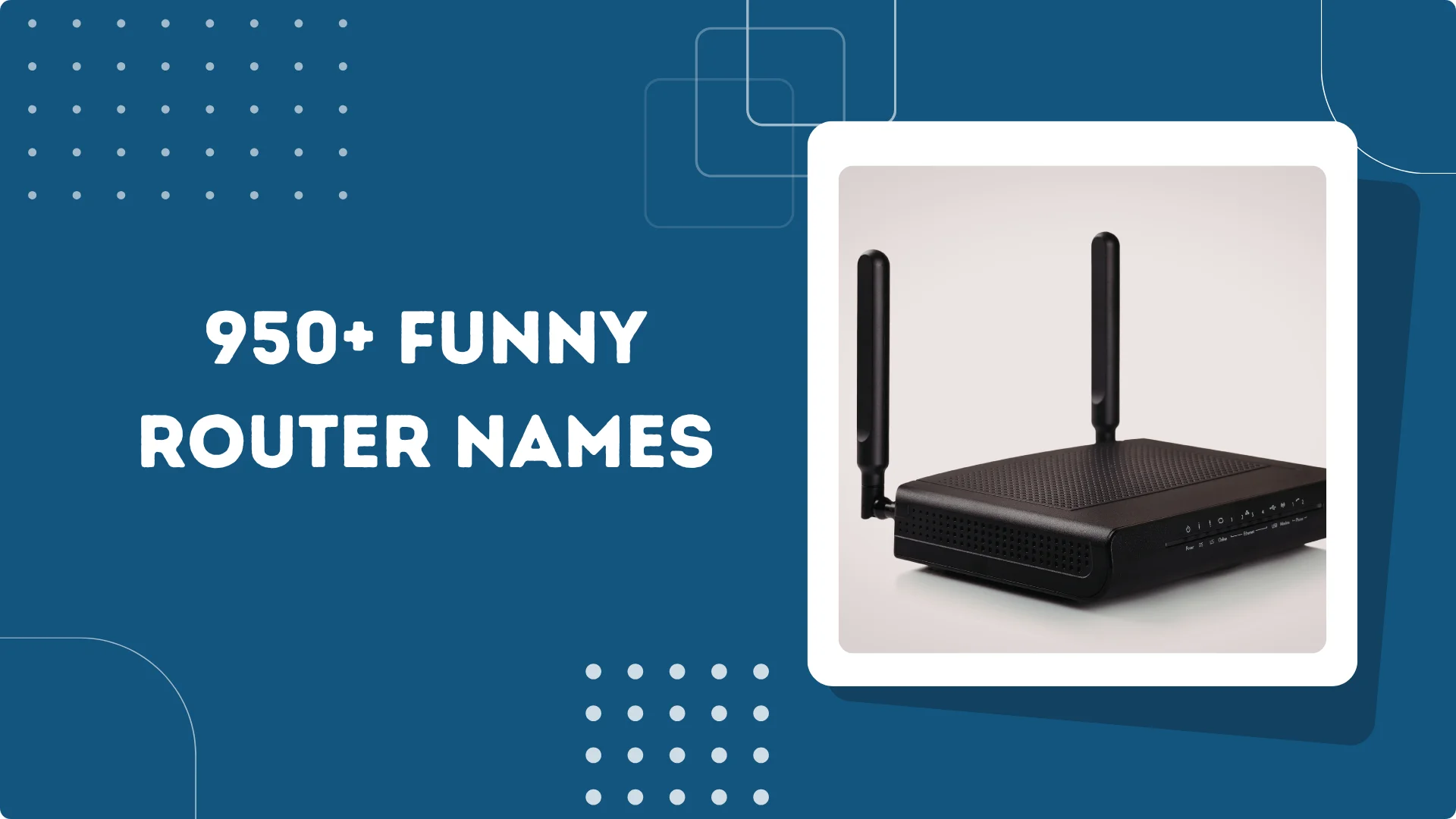 Funny Router Names