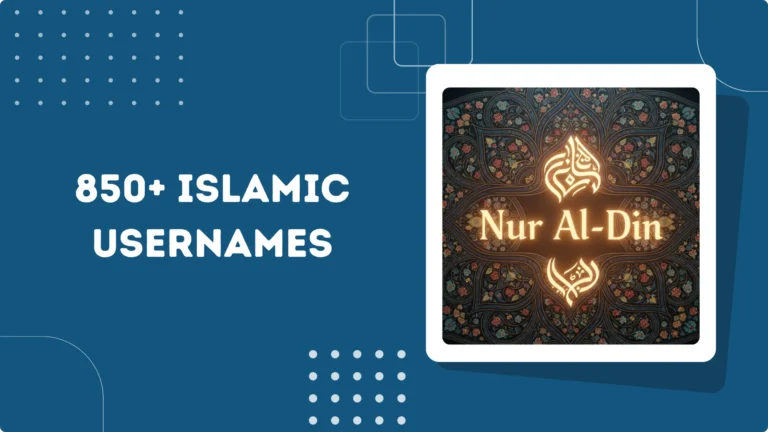 Islamic Usernames