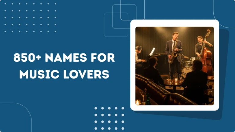 Names for Music Lovers