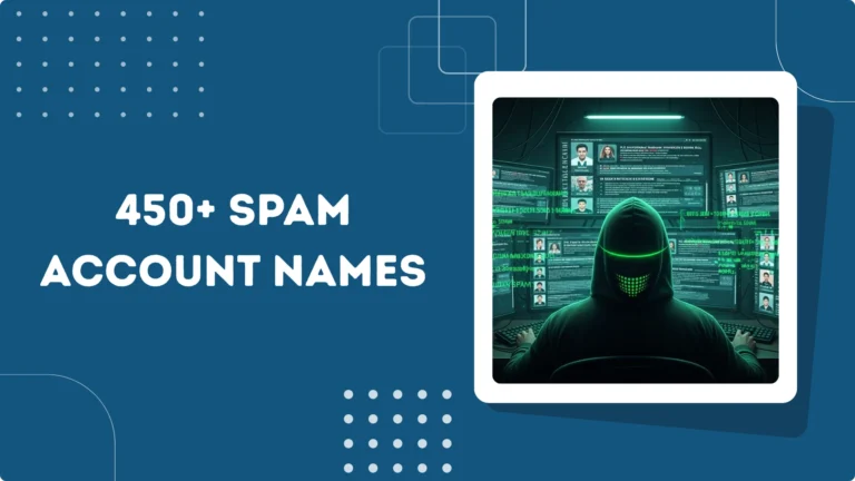 Spam Account Names