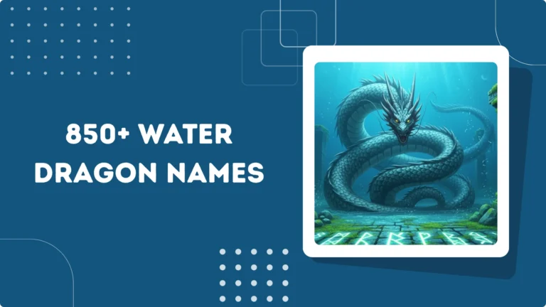Water Dragon Names