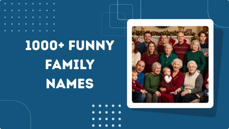 Funny Family Names
