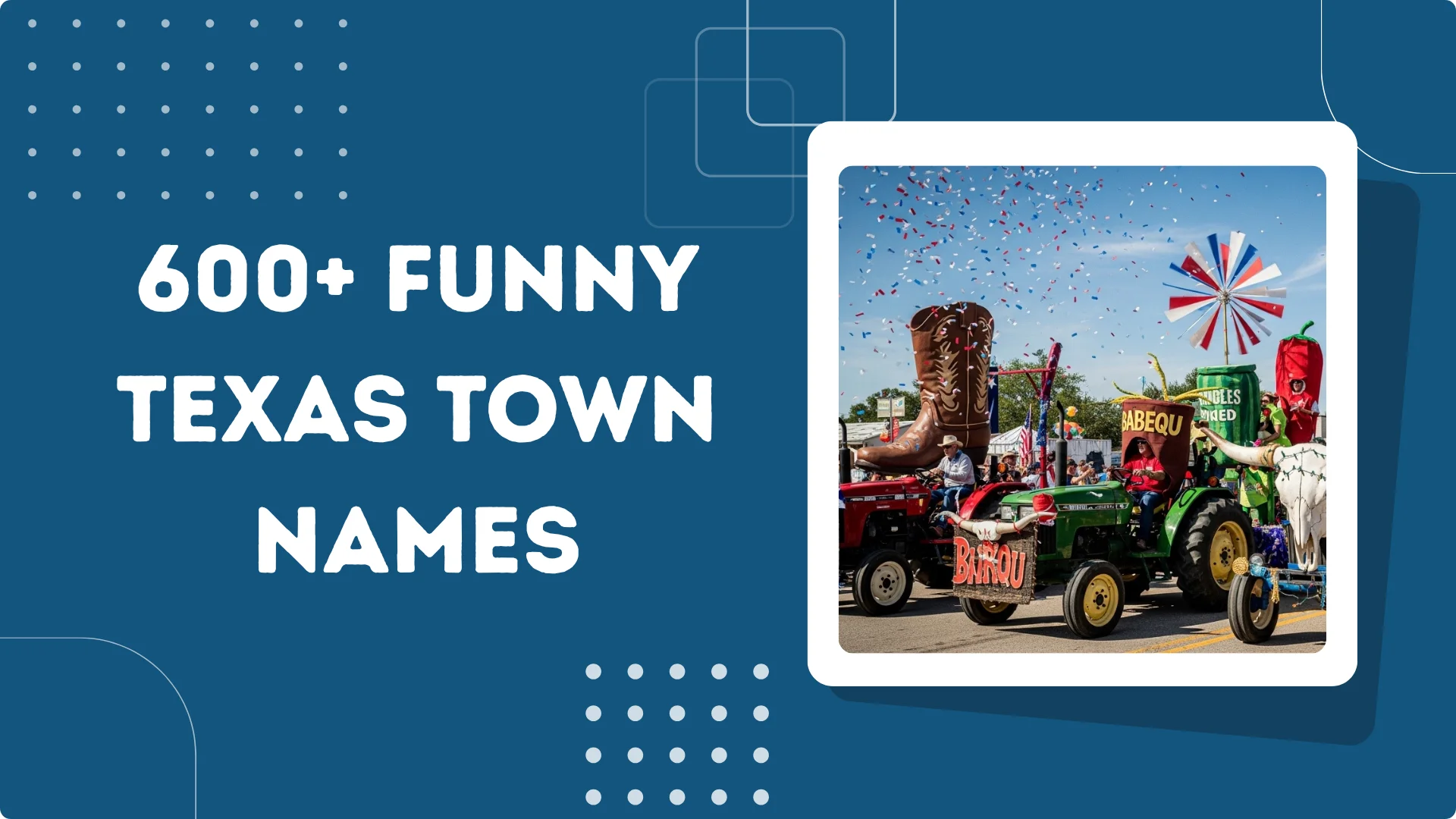 Funny Texas Town Names