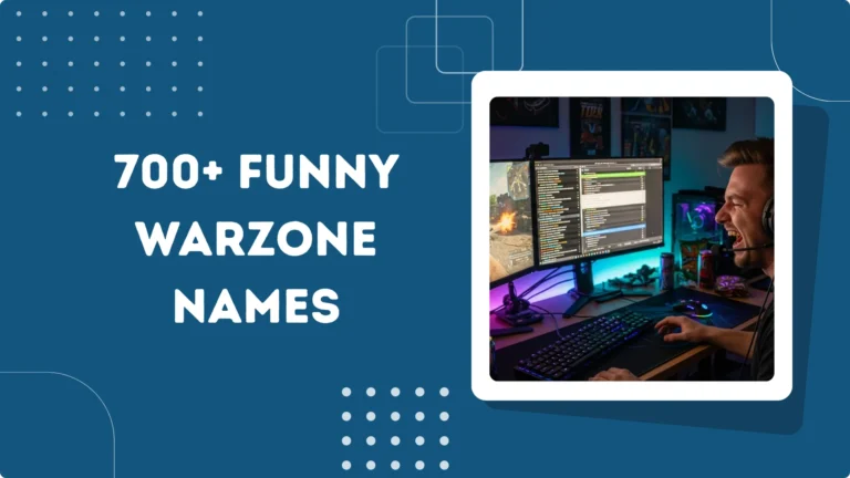 Funny Warzone Names