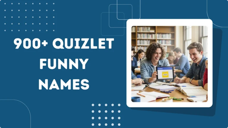 Quizlet Funny Names