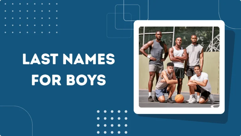Last Names For Boys